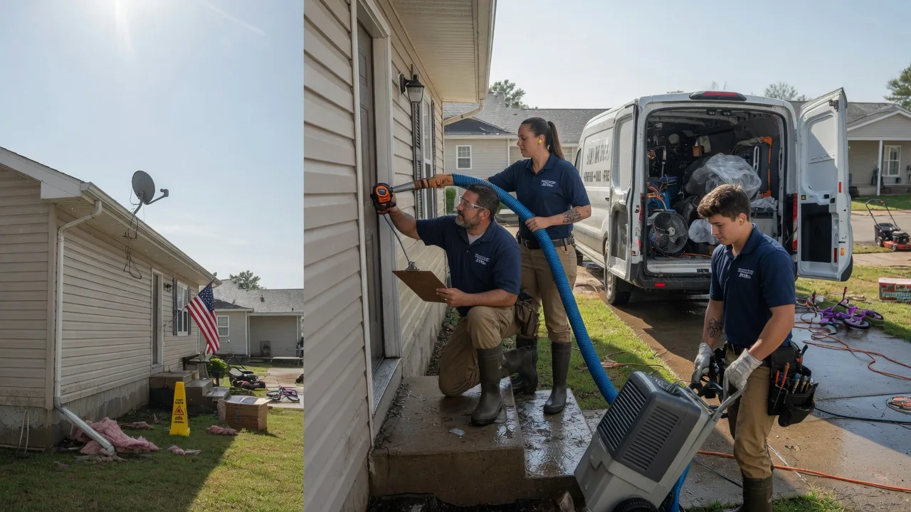 Ceiling Water Damage Restoration in Benton, KY near me